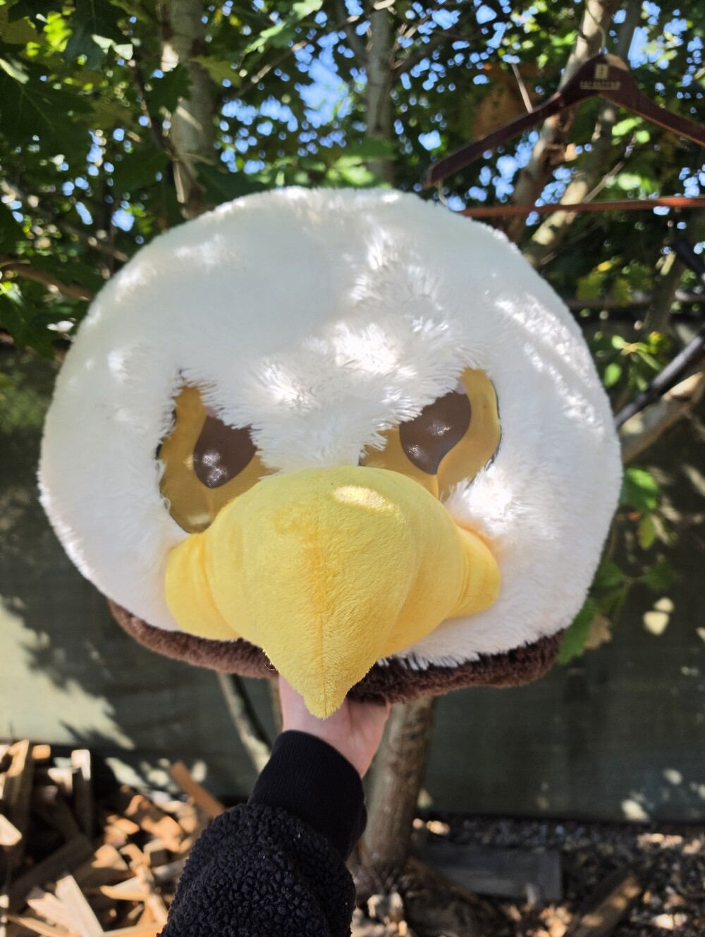 Dan Dee Big Greeter Heads Eagle Maskimal or Rasta Imposta Bald Eagle Mascot Head
